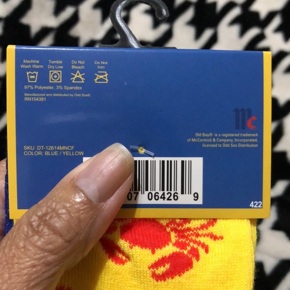 Odd Sox Old Bay Socks - Picture 4 of 4